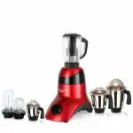 Silent Power Sunmeet NORTMA21 1000-Watt Mixer Juicer Grinder with 6 Jar (2 Bullet Jar, 1 Juicer Jar, 1 Wet Jar, 1 Dry Jar and 1 Chutney Jar) - RedBlack