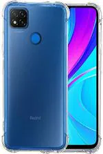 COVERBLACK Rubber Back Cover Compatible model for Mi Redmi 9C -M2006C3MG - Transparent