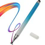 iAccessories 2-Way Dual-Sided Stylus Pen for All Touch Screen Devices Compatible With iPhone, iPad, Tabs, Android Mobile Phones Blue Gradient