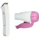 HEMIZA Professional Hair Dryer & Trimmer For Men & Women ( Combo Pack of 2 )