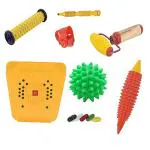 AHCS Acupressure Roller Kit Set Accupressure Magnetic Stress Mat Combo Kit (Set of 8)