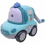 Toyshine Blue Car Handheld Plastic Manual Pencil Sharpener