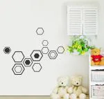 DECOR VILLA WALL STICER ISLAMIC ART(PVC Vinyl,Size-58 CMX58 CM)