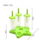 DAOME Umbrella Shaped Popsicle Molds Set - 6 Pack Mold, BPA Free Ice Mold for Ice Pop, Ice Popsicles Maker Or Kulfi Maker Or Ice Cream Candy Maker Fun for Kids and Adults (Random Colour)