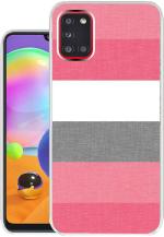 Case Club Pink Silicon Grip Case Back Cover For Samsung Galaxy A31