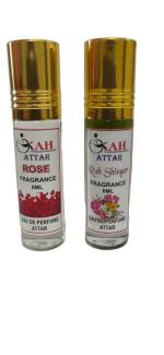 KAH ATTAR Rose and Ruh Shingar Attar 6 ml Each
