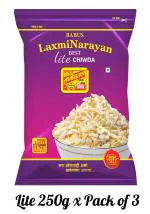 BABUS Laxminarayan Lite Chiwda 0.75kg ( 250g * pack of 3 )