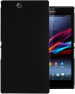 A ACCESSORIES KART Sony Z1 Black Rubber Superior Quality Back Cover