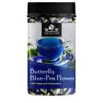 NATURE YARD Blue Butterfly Pea Tea l 25gm Premium Sun dried Tea for Glowing Skin and Stress Relief 100% Natural and Rich in Antioxidant