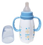 MINI TREE Handle FEEDING BOTTLE, 3+ Months Baby Feeder, 100% BPA Free, PP | Blue | 150 ML