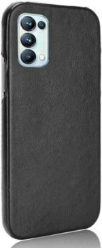 XOVO Back Cover for Oppo Reno 5 Pro 5G (Black, Dual Protection, Silicon, Pack of 1)