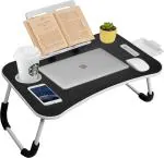 Callas Wood Portable Laptop Table with Note Book Stand