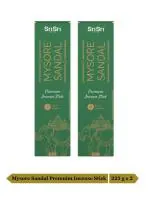 SRI SRI TATTVA Shuddhta ka naam Premium Mysore Sandal Incense Stick | 225 g x Pack of 2