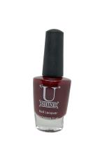U SHINE Burgundy Nail Lacquer Polish | My Lindt | Quick drying Nail Paint | Long Lasting | Chip Resistance | No Paraben, Nail Yellow Chipping - 11ML (Burgundy)