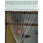 GOYCORS Silver Artificial Plastic Beaded Walia Door Window String Curtain (7 x 4 ft)