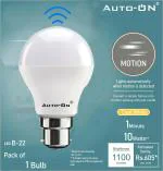 Auto-ON Motion Sensor Bulb LED -10W | One Year Warranty | Auto ON/OFF | Based on Motion