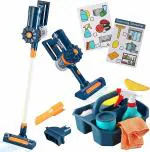 Smartcraft 3-in-1Kids Cleaning Set, Toddler Cleaning Toys Including Play