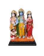 Generic Multicolor Resin Shree Ram Darbar Idol Statue