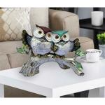 Craftomanic Polyresin Handicrafted Owl Showpiece For Home Decor/Office Showpiece/Shelf Table/Living Room Decor/Bird Showpiece