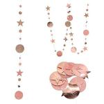 Hippity Hop Paper Golden Mirror Circle Dot Star Garland Banner