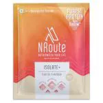 NRoute Isolate+ Whey Protein Powder Sachets Coffee 30g with Vanilla 30g, Combo Pack for Muscle Growth and Strength with Essential Nutrients|24g of Protein per 30g Serve Whey Isolate