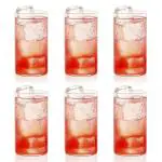 MiRiM Borosilicate Water/Juice Slim and Light Weight Glass 260 ml - Transparent (Set of 6)