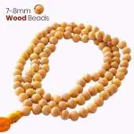HEALTH AND WEALTH Tulsi Wood mala Beads 108