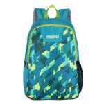 American Tourister Backpack For Men Women| WAVE Polyester Printed Backpack| Travel Backpack For Women Girls| College Bag For Boys Men| School Bag| Casual Bag, 24 Liters, Blue