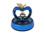 Dhairya Creations Apple Car Solar Perfume Air Freshener Car Fragrance Car Solar Rotating Perfume Dashboard Accessories Car Organic Perfume(Blue) Compatible With Toieota Innova Crysta