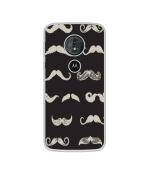 Casotec Mustache Design Printed Silicon Soft TPU Back Case Cover for Motorola Moto G6 Play/Motorola Moto E5