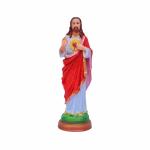 CARPENTA 10686M3 Christ Idol Handmade Polymarble Statue Jesus Home Decor Showpiece - 10cm X 9cm X 32 cm