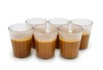 Mahaware Unbreakable Polycarbonate Traditional Cutting Chai Tea Glass 100ml (Set of 6)