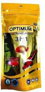 AKSHAT ENTERPRISES OPTIUM SUPER PREMIUM FORMULA 3 IN 1 0.1 kg Spirulina Fish Food Dry Adult, Senior, Young Fish Food