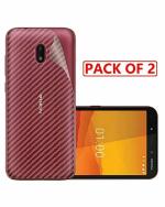 GADGETRONICS (Pack of 2 )Nokia C1 Plus Transparent Plastic Scratch Resistant Back Screen Protective Film