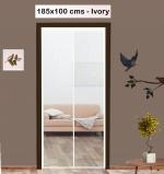 Classic Mosquito Net White Fiber Glass Magnetic Insect Door Mesh 185 cm x 100 cm