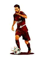 Divinedesigns Multicolor Vinyl Messi Strike Sticker