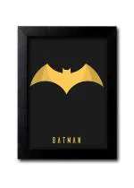Blue Nexus Batman Logo art Wall Poster with Wall Frame Room Art Painting Collection A4 size 10x13