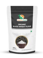 Organic Sapphire Foods Black Wheat Flour For Eating & Cooking Non-GMO | Antioxidants | Very Good For Health( 250 g)