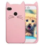 Lejaao Mi Redmi 4 Rose Gold Silicone Mobile Back Cover