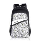 ZIPLINE Unisex Casual Polyester 36 L Backpack School Bag Women Men Boys Girls Children Daypack College Bag Book School Sports Bag Weekend Bag - Grey