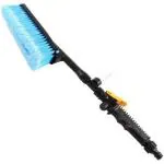 Credly Car Wash Brush, Vehicle Washing Brush Hose Adapter Automatic Rotate Switch Spray Water Flow Cleaning Brush High-Pressure Clean Tool