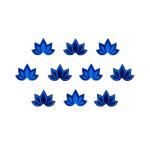 Comet Busters Beautiful Handcrafted Blue Floral Lotus Bindis (BIN1953) Pack of 1