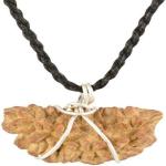 Shivoham Ek Mukhi Cashew Shaped Silver Wired Dori Necklace
