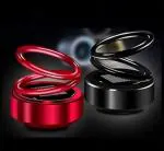 Dhairya Creations Solar Car Combo Fragrance Double Ring Rotating Car Aromatherapy Home Office Air Fresher Decoration Perfume Diffuser