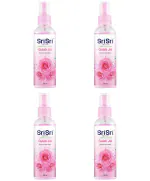 SRI SRI TATTVA Pure Rose Water Mist for Hydrated, Glowing Skin | 100ml (Pack of 4)