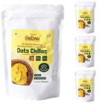 Oatizens Oats Chillas For Healthy Breakfast| 30 Gm Protein| Zero Cholesterol| Oats |No Wheat| 800 Gm (Pack of 4)