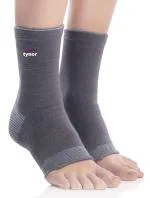 Tynor Anklet Comfeel, Grey, Medium, 1 Pair