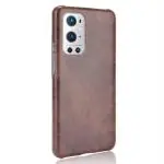 EXCLESIOR Oneplus 9 Pro Brown Shockproof, Solid Grip, PU leather Back Cover