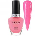 Cuccio Punch Sorbet | Colour vivid bubblegum pink creme | 13ml | Long Lasting, Glossy, Vegan | Parben Free | No Yellowing | FREE from harmful Chemicals