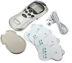 Inditradition 8 In 1 Digital Therapy Machine | Electric Muscle Stimulator Device With Acupuncture & Vibration | Pain Relief Pulse Massager, 4 Pads With Palm Device, Battery & Electric Operated